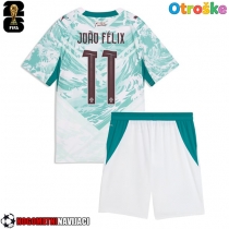 Otroške Nogometnih dresov Portugalska Joao Felix #11 Gostujoči SP 2026 Kratki rokavi (+ hlače)